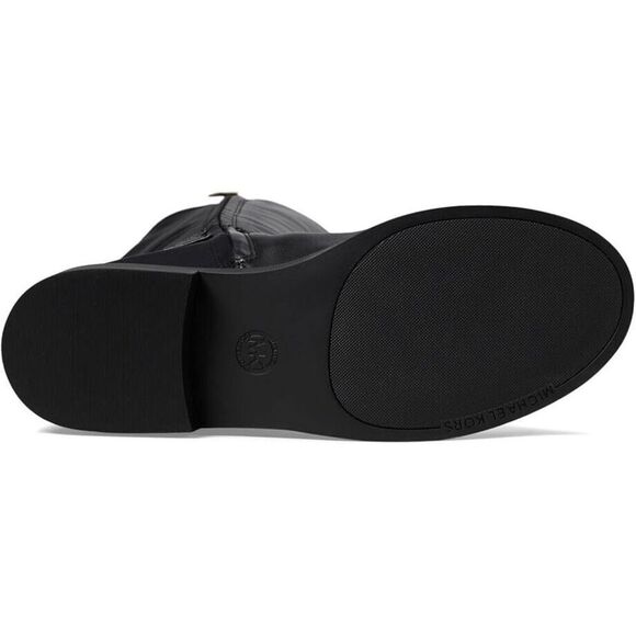 Michael Kors Abigail 40F4ABMB6L-001 Women's 9 Black Leather Riding Boots RHS2439 - Picture 9 of 10